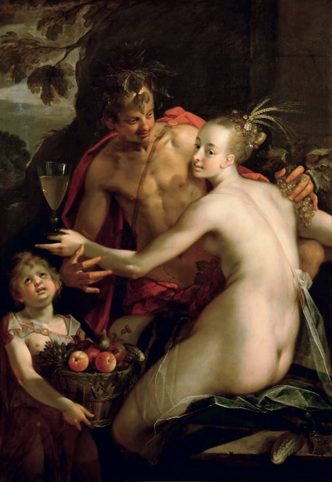 Bacchus, Ceres and Amor