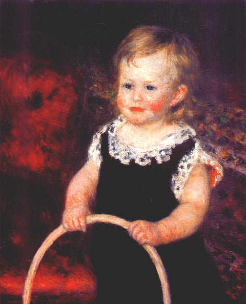 Child with a hoop