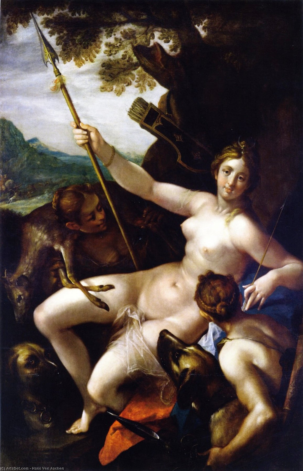 Diana and Her Nymphs at Rest after the Hunt