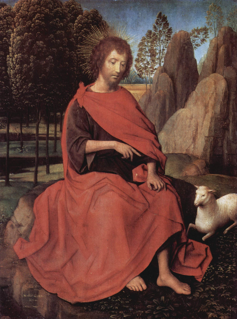 Diptych of John the Baptist and St. Veronica, St. John the Baptist, the left wing