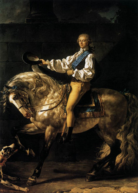 Equestrian Portrait of Stanislas Kostka Potocki