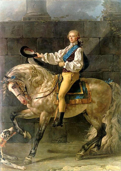 Equestrian portrait of Stanisław Kostka Potocki
