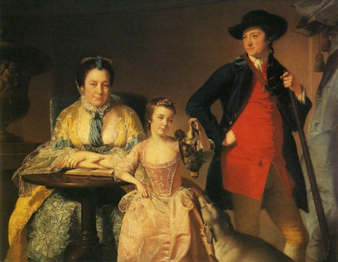 James and Mary Shuttleworth with One of Their Daughters