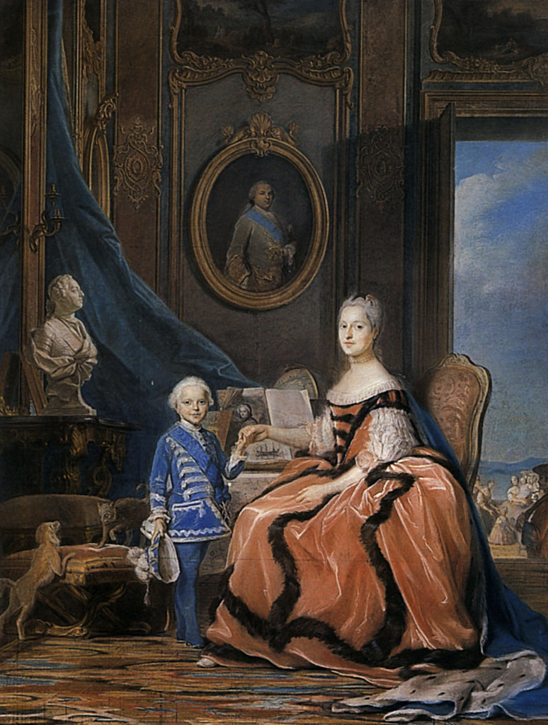 Marie Josephe of Saxony, Dauphine and a son