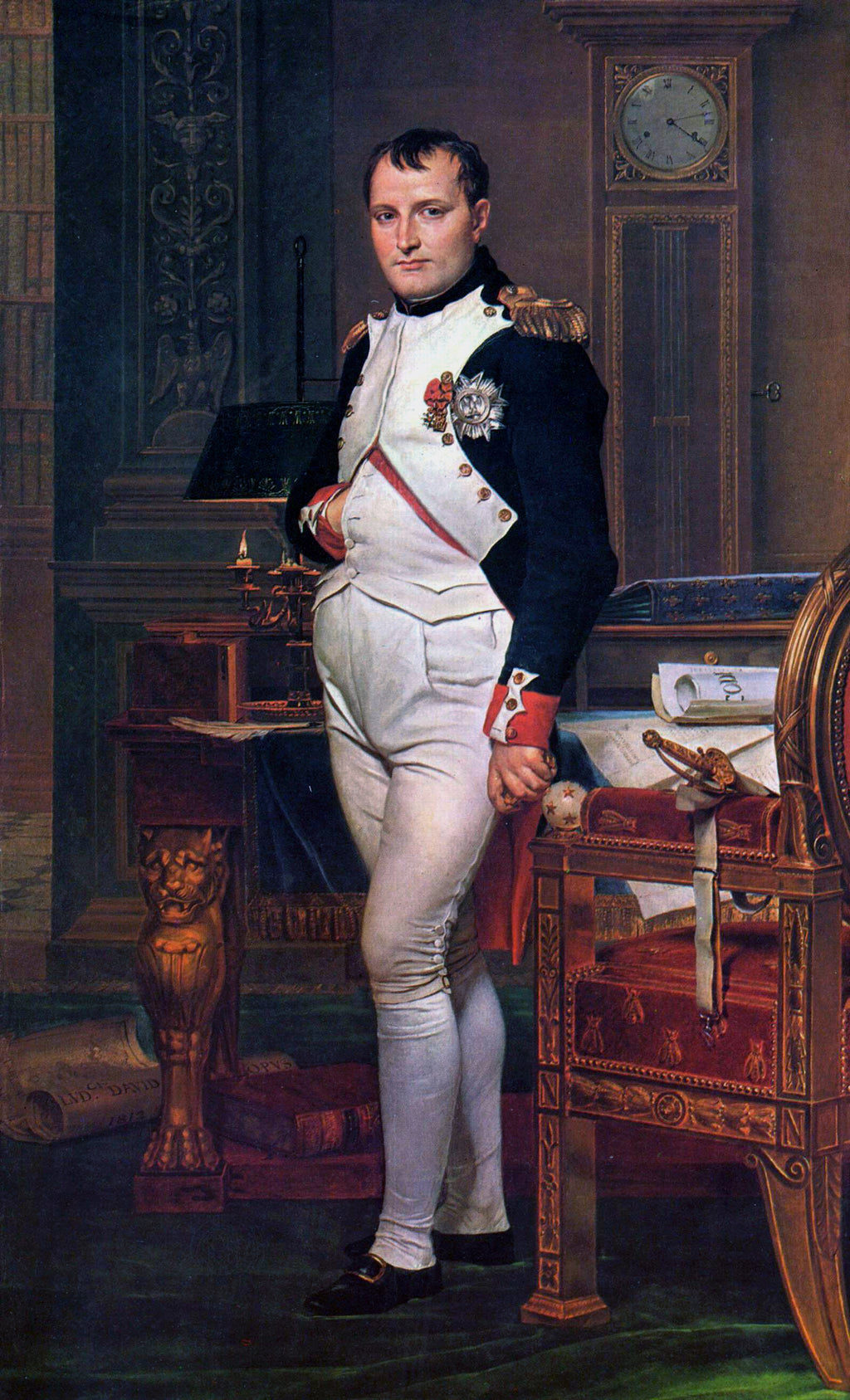 Napoleon Bonaparte in his Study at the Tuileries