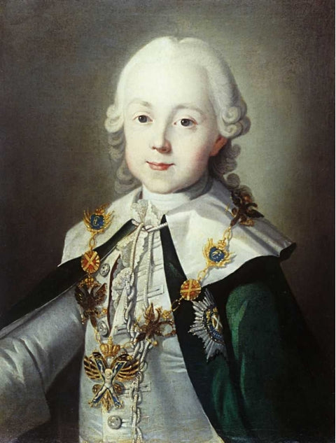 Paul I of Russia as a boy