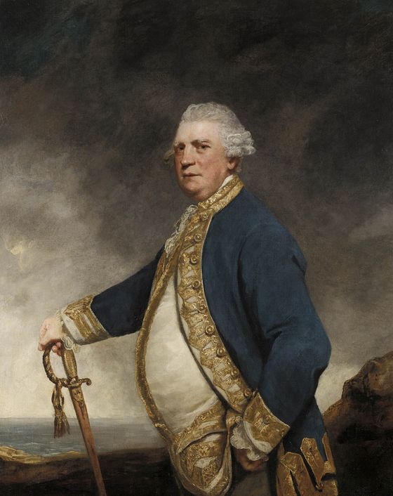Portrait of Admiral Augustus Keppel