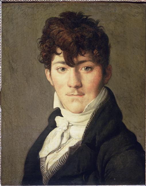 Portrait of Auguste Francois Talma, Ensign, nephew of the tragedian Talma