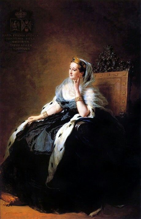 Portrait of Eugénie, Empress of the French