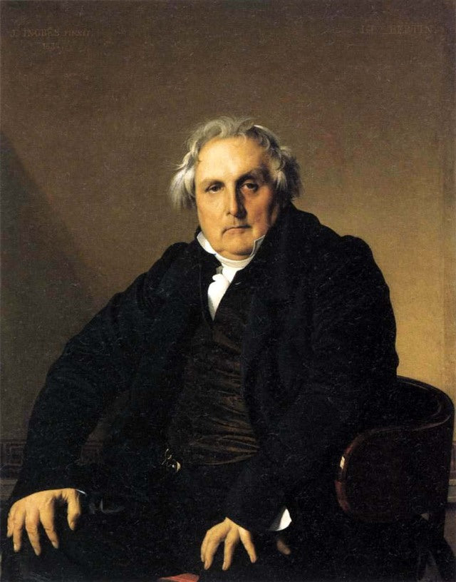 Portrait of French journalist Louis-François Bertin