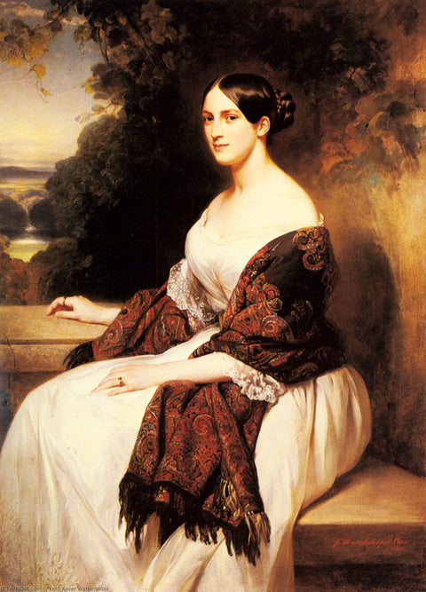 Portrait of Madame Ackerman, the wife of the Chief Finance Minister