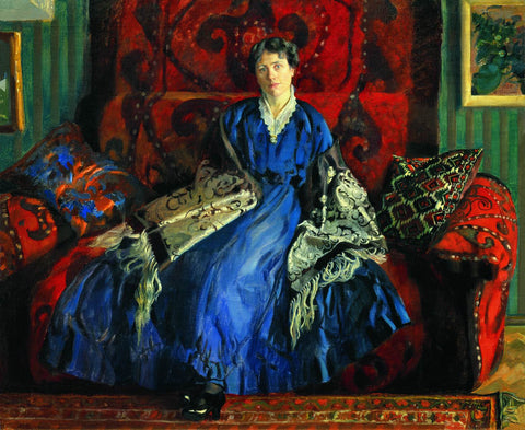 Portrait of Y.E. Kustodieva