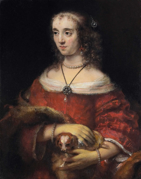 Portrait of a Woman with a Lapdog