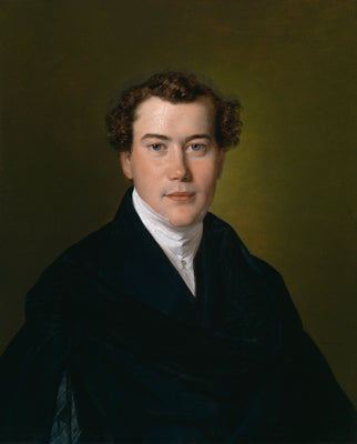 Portrait of a young gentleman in a blue coat