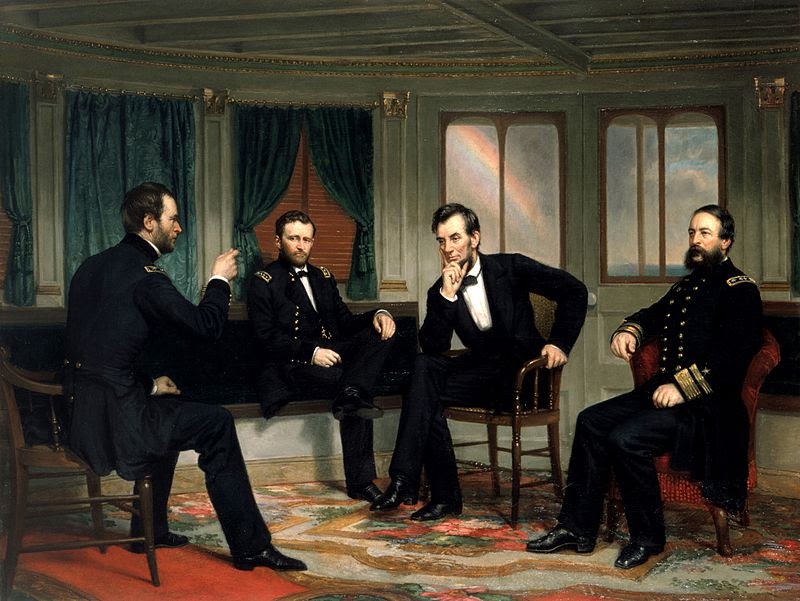 President Lincoln and Friends