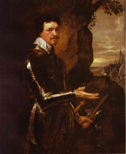 Thomas Wentworth, 1st Earl of Strafford in an Armor